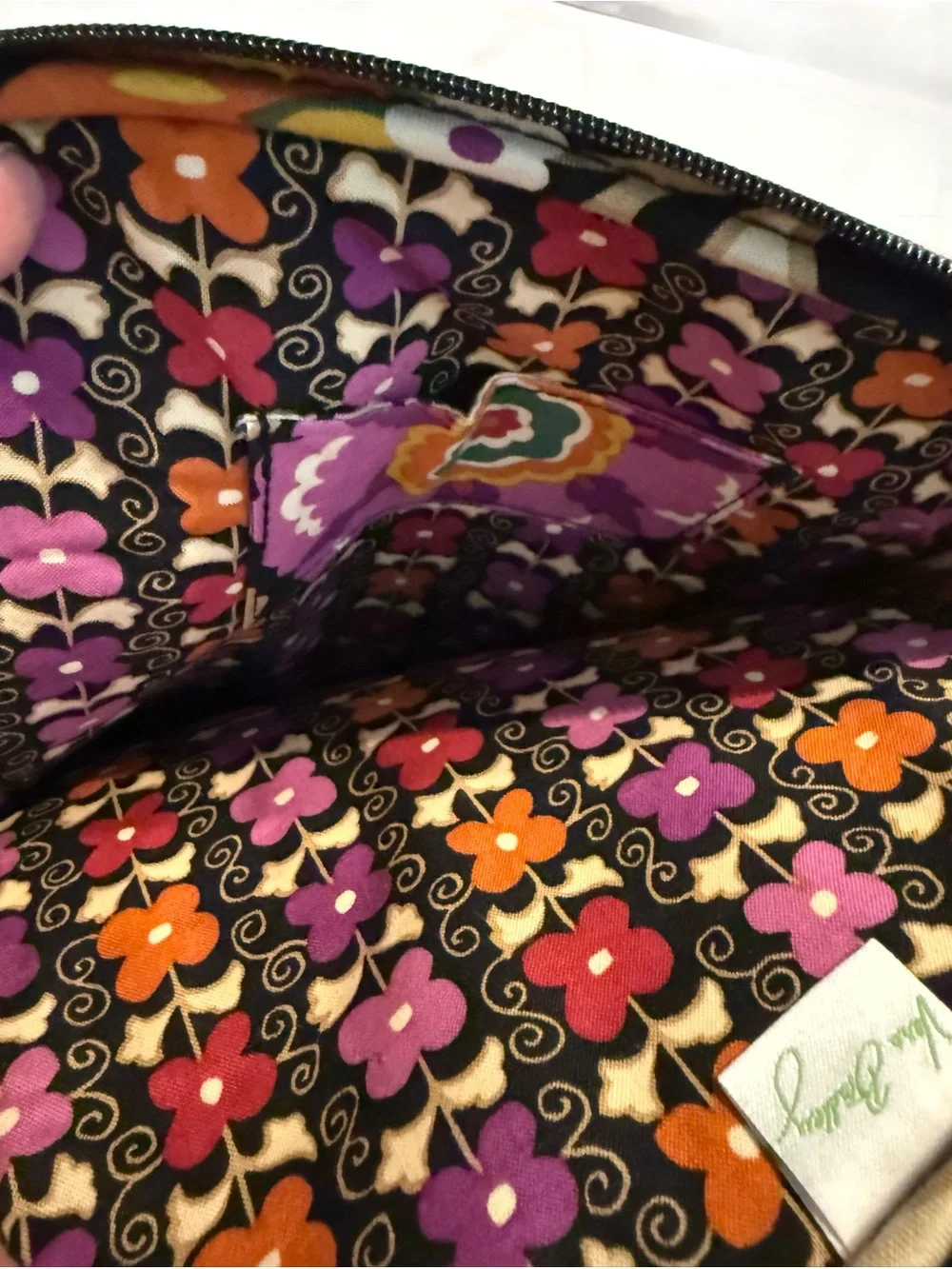 Vera Bradley Floral Quilted Tablet Sleeve Zip Pouch